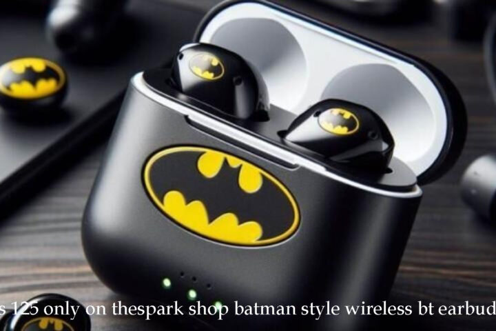 rs 125 only on thespark shop batman style wireless bt earbuds