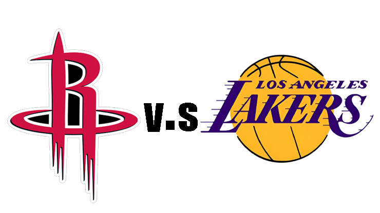 houston rockets vs lakers match player stats