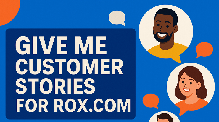 give me customer stories for rox.com