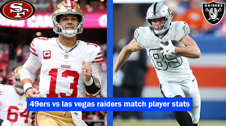 49ers vs las vegas raiders match player stats