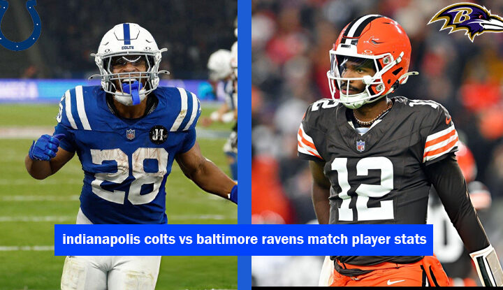 indianapolis colts vs baltimore ravens match player stats