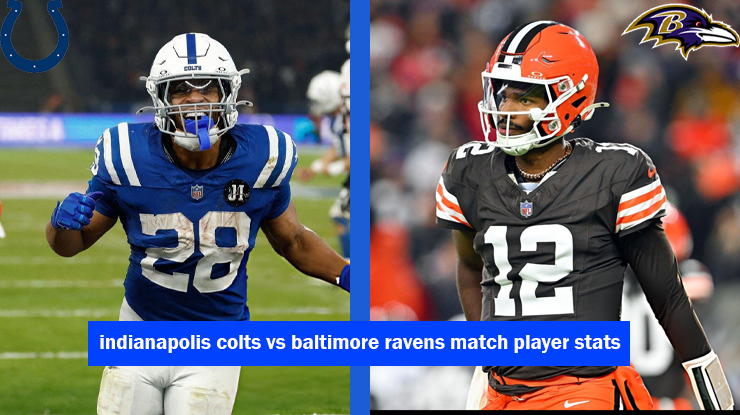 indianapolis colts vs baltimore ravens match player stats