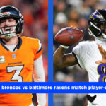 denver broncos vs baltimore ravens match player stats