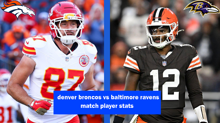 denver broncos vs baltimore ravens match player stats