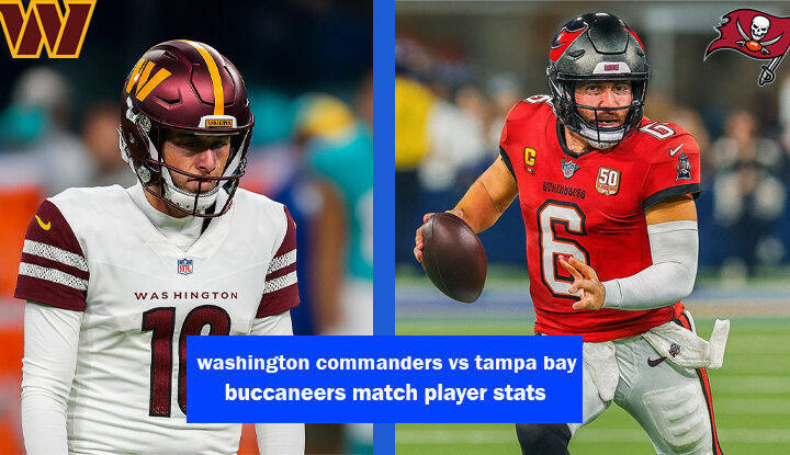 washington commanders vs tampa bay buccaneers match player stats