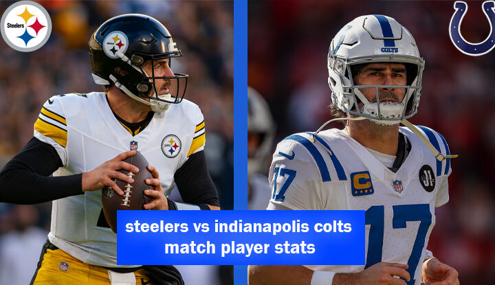 steelers vs indianapolis colts match player stats