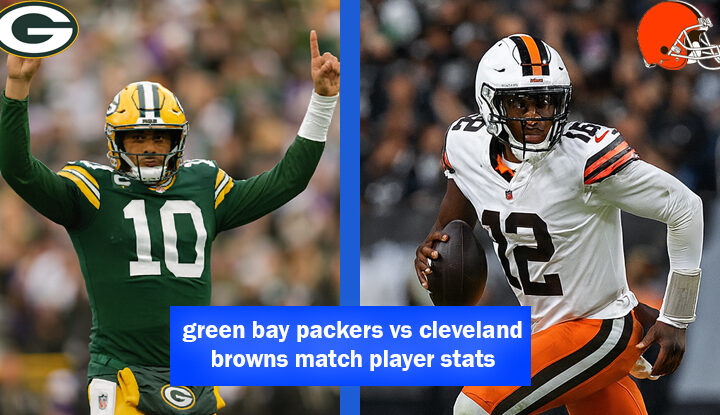 green bay packers vs cleveland browns match player stats