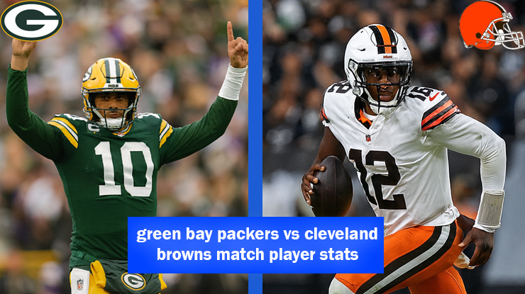 green bay packers vs cleveland browns match player stats