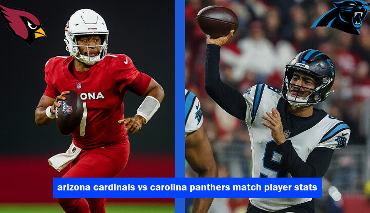 arizona cardinals vs carolina panthers match player stats