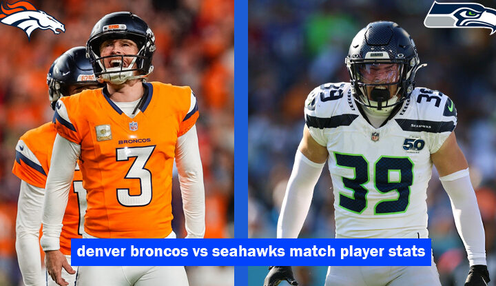 denver broncos vs seahawks match player stats