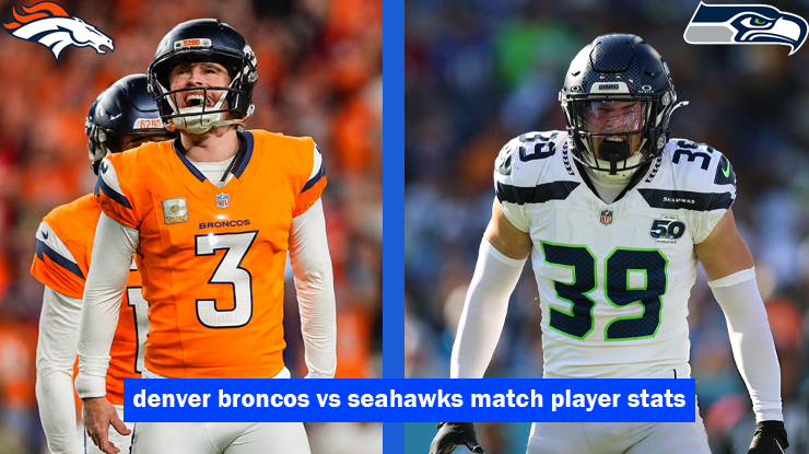 denver broncos vs seahawks match player stats