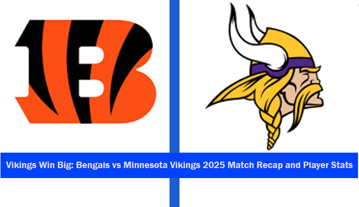 bengals vs minnesota vikings match player stats
