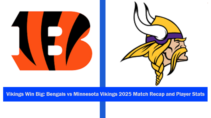 bengals vs minnesota vikings match player stats