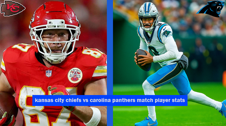 kansas city chiefs vs carolina panthers match player stats