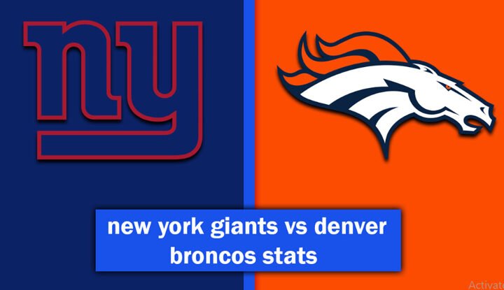 new york giants vs denver broncos stats