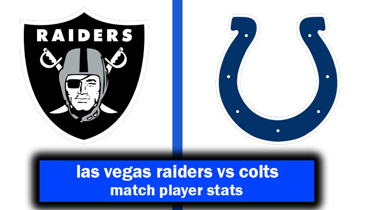 las vegas raiders vs colts match player stats