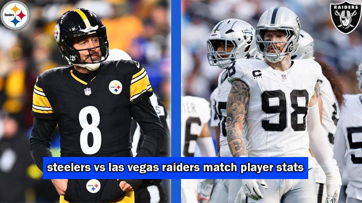 steelers vs las vegas raiders match player stats