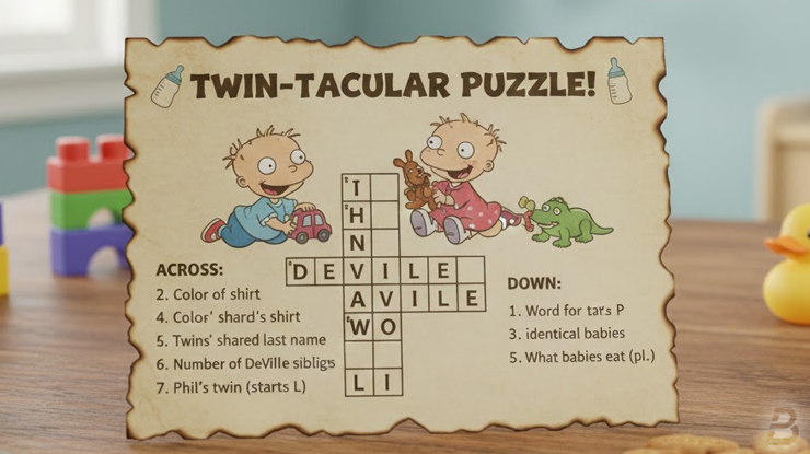phil or lil of rugrats crossword