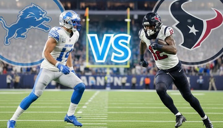 detroit lions vs houston texans match player stats