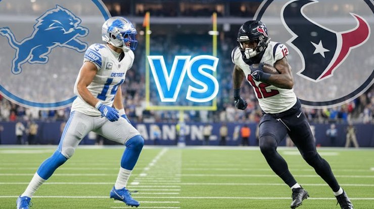 detroit lions vs houston texans match player stats