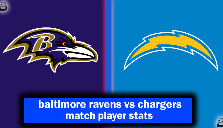 baltimore ravens vs chargers match player stats